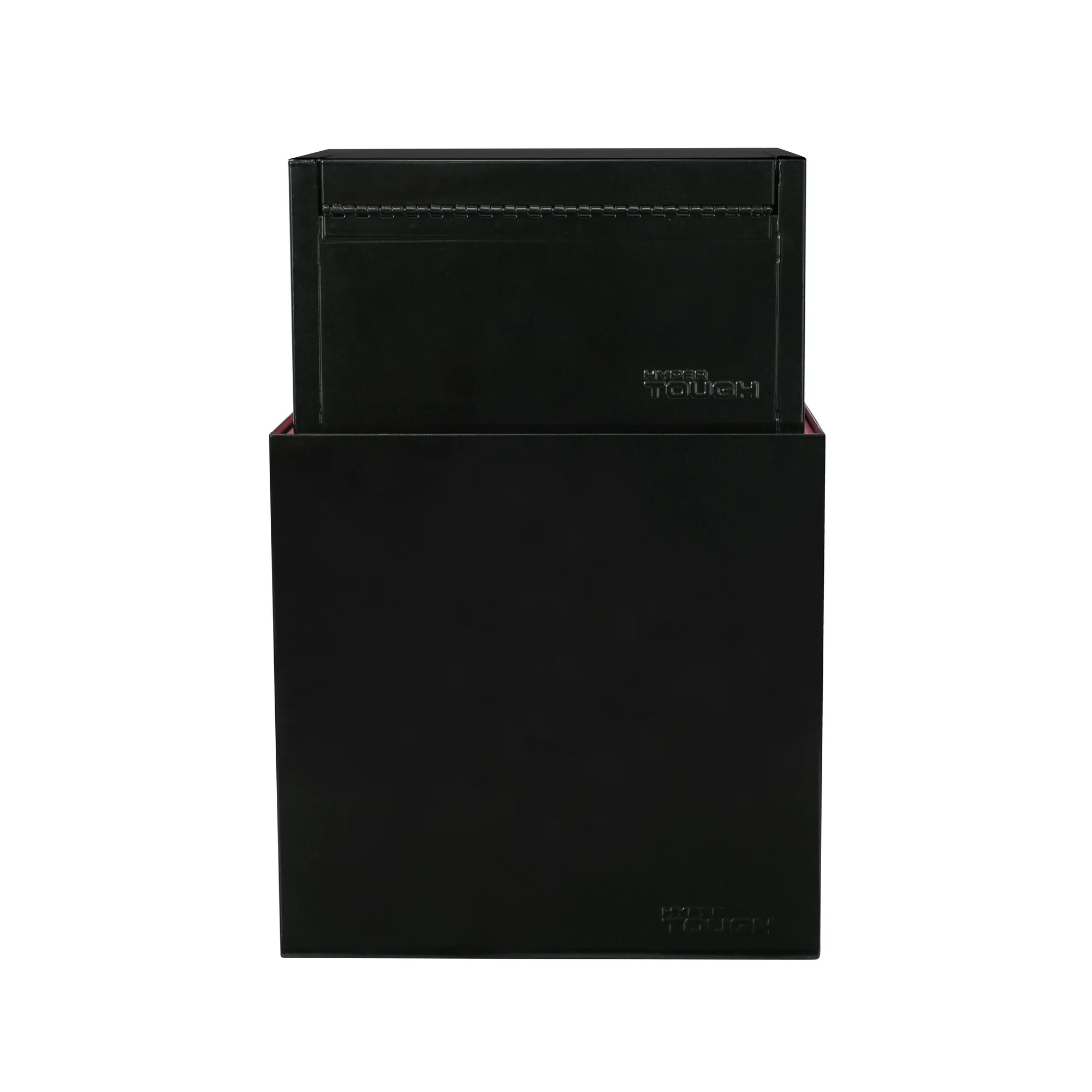 Hyper Tough Mini 10-Inch 2-Drawer Steel Toolbox – Black - Image 2