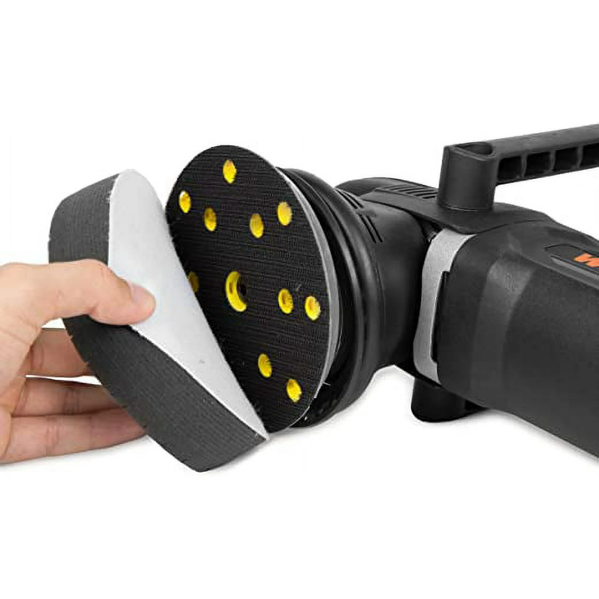 WEN Dual Action Polisher, 5-Inch Professional Grade, 8.3-Amp with Paddle Switch, 15mm Throw and LED Display - Image 5