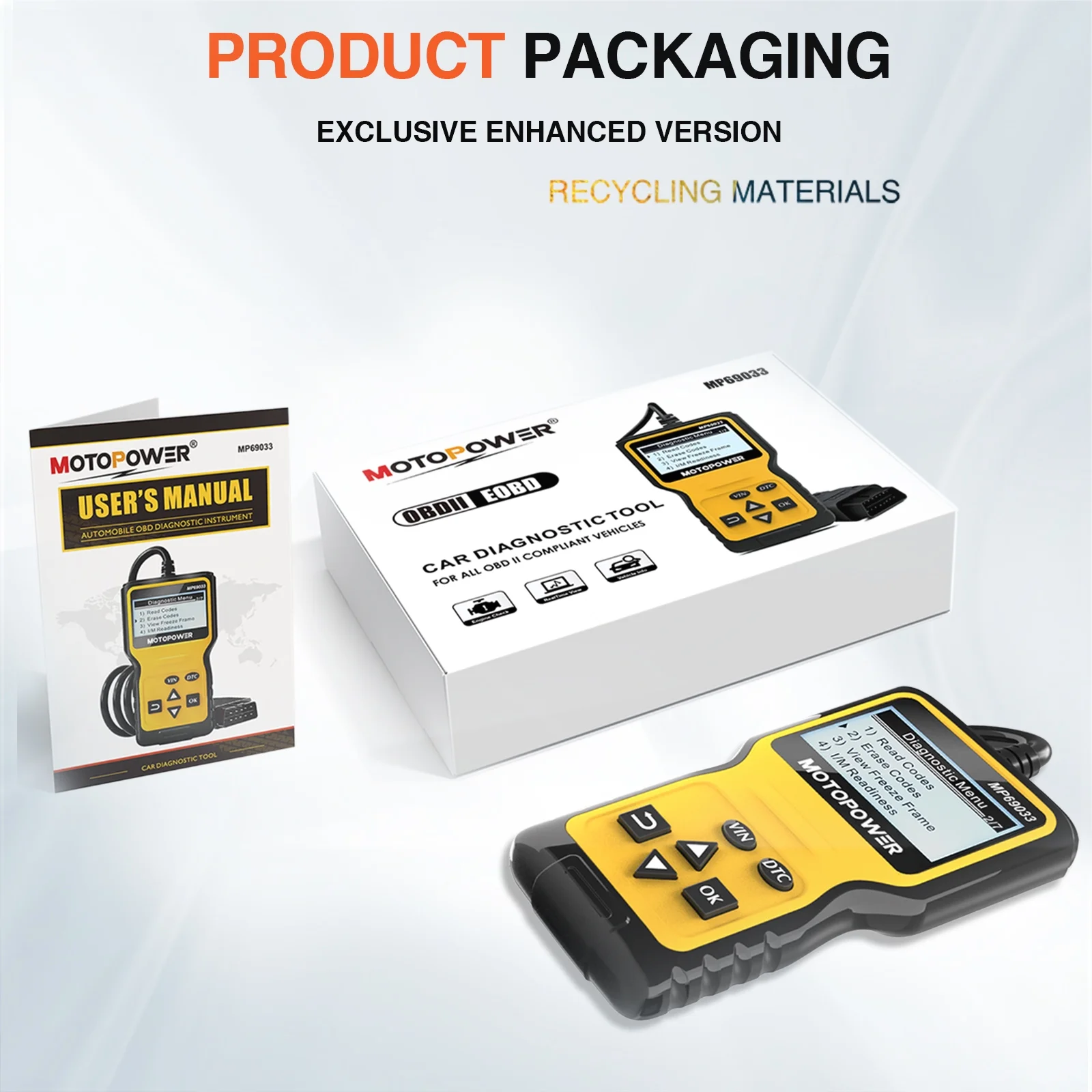 MOTOPOWER Car OBD2 Code Reader OBD2 Scanner Engine Fault Code Reader Car Diagnostic Scan Tool - Image 4