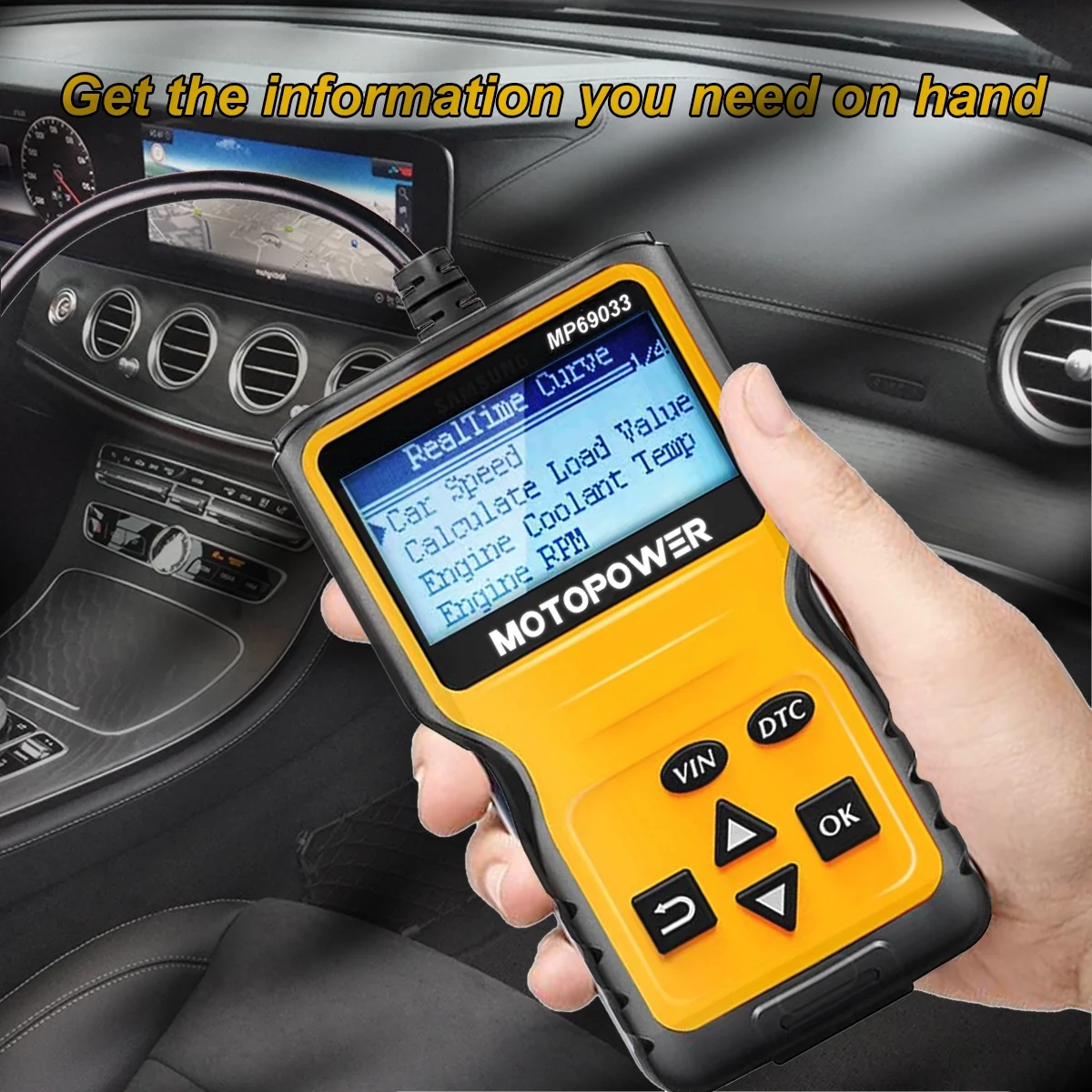 MOTOPOWER Car OBD2 Code Reader OBD2 Scanner Engine Fault Code Reader Car Diagnostic Scan Tool - Image 3